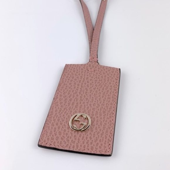 Gucci luggage tag! Brand new! No box. Never used. Warm pink color! Not lavender - Picture 5 of 5